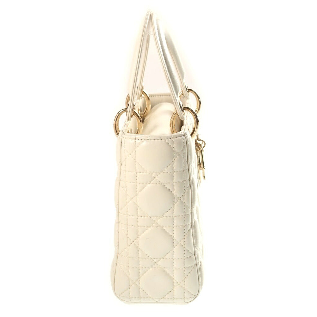 DIOR(ディオール) マイレディ ディオール ハンドバッグ ショルダーバッグ 2WAY ホワイト レザー M0538ONGE_M030