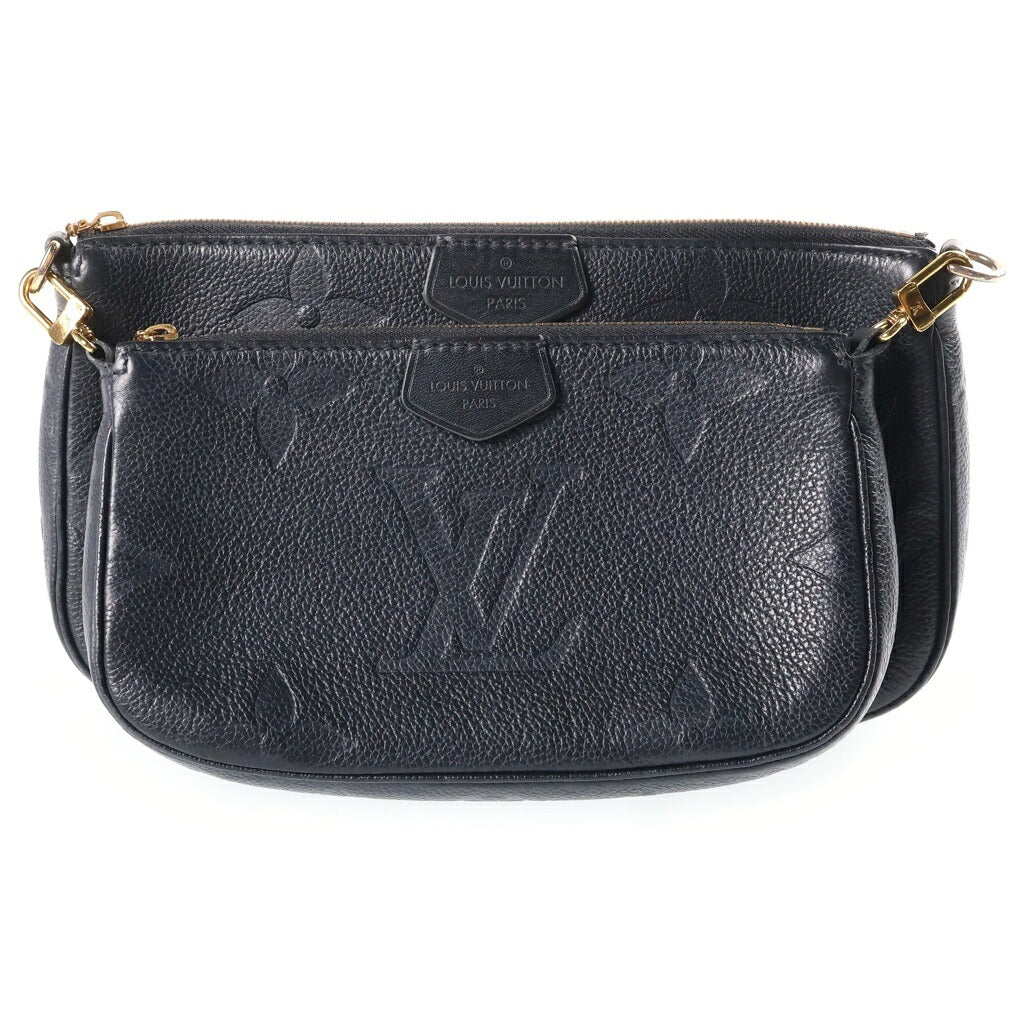 LOUIS VUITTON(ルイヴィトン) モノグラム アンプラント ミュルティポシェットアクセソワール ショルダーバッグ ブラック レザー M80399