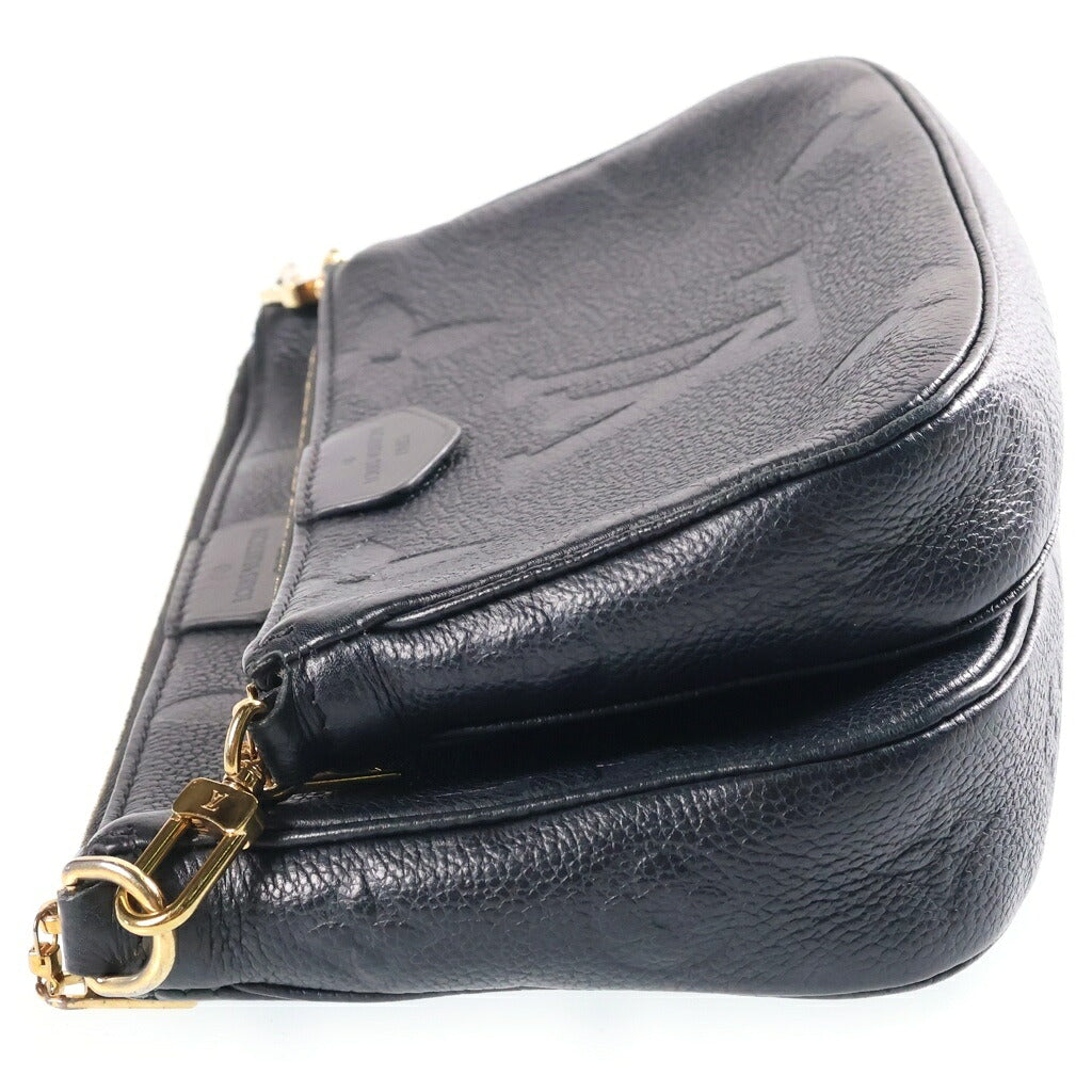 LOUIS VUITTON(ルイヴィトン) モノグラム アンプラント ミュルティポシェットアクセソワール ショルダーバッグ ブラック レザー M80399