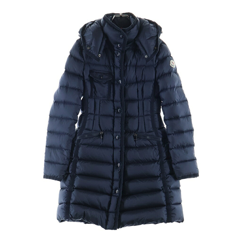 MONCLER(モンクレール) HERMINE エルミンヌ ダウンコート フード付き ナイロン ネイビー C20934930005 53048