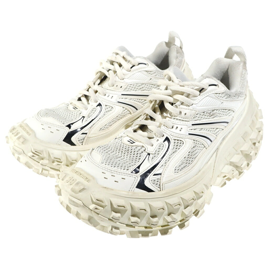 BALENCIAGA(バレンシアガ) DEFENDER ディフェンダー タイヤソール メッシュローカットスニーカー ホワイト 685613