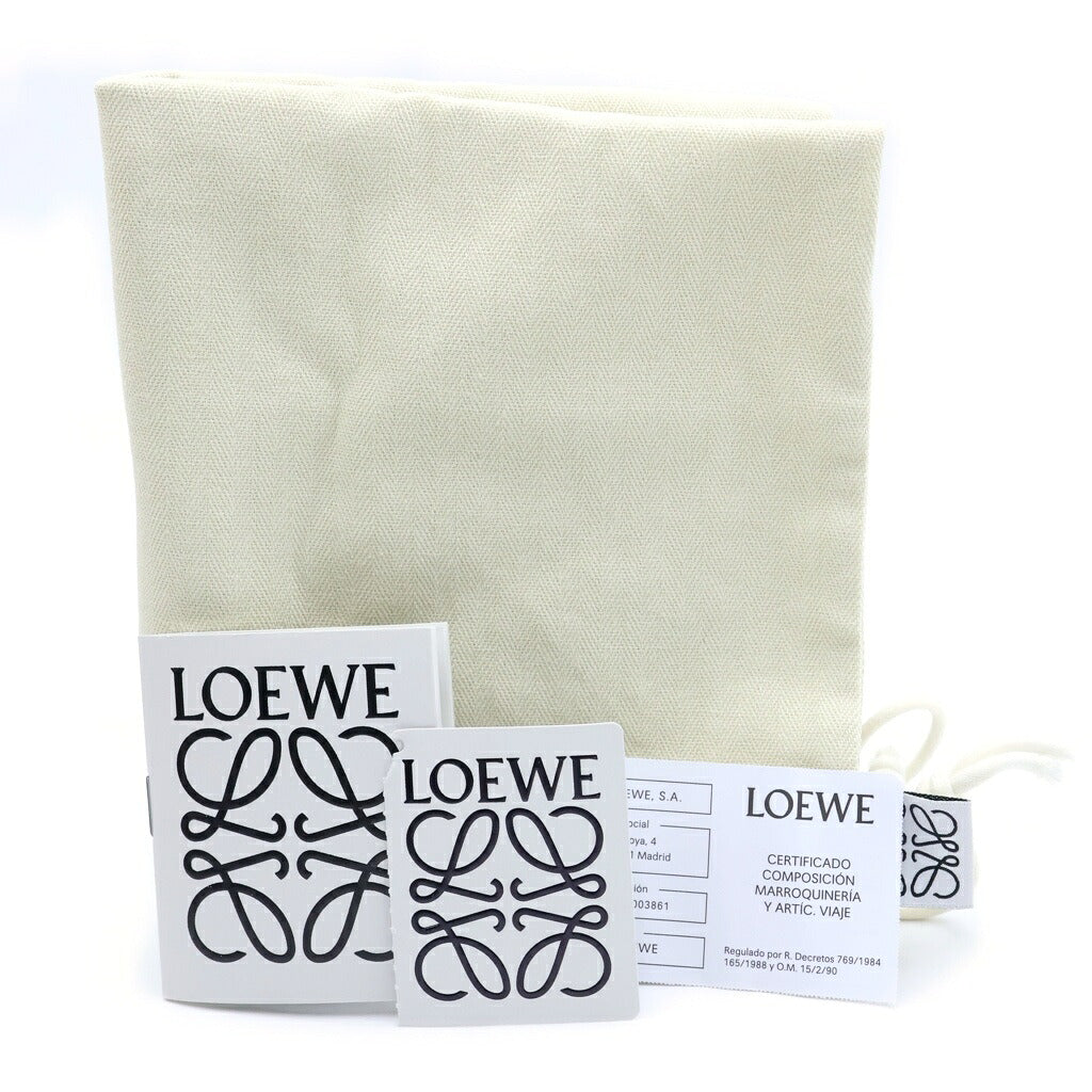 LOEWE(ロエベ) ハンモック ドローストリングバッグ ミニ ショルダーバッグ ハンドバッグ 2WAY ブラウン レザー 314.30.V07
