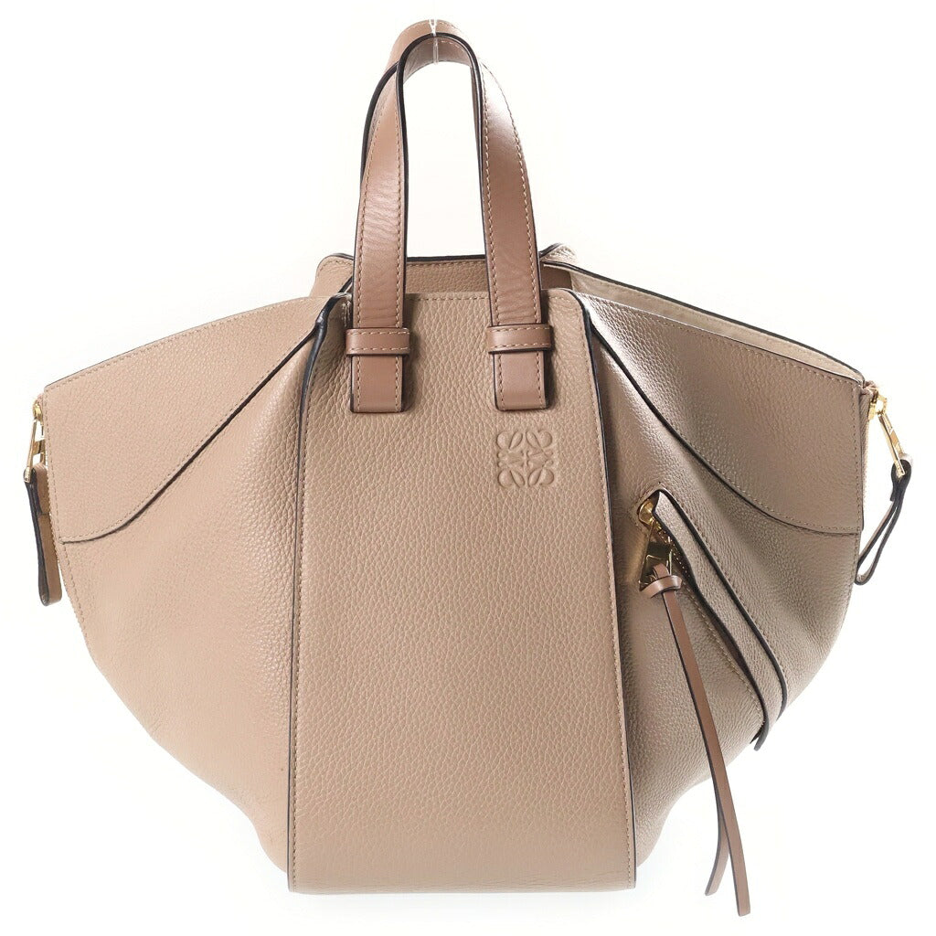 LOEWE(ロエベ) ハンモックスモール ハンドバッグ ショルダーバッグ 2WAY ベージュ レザー 262219