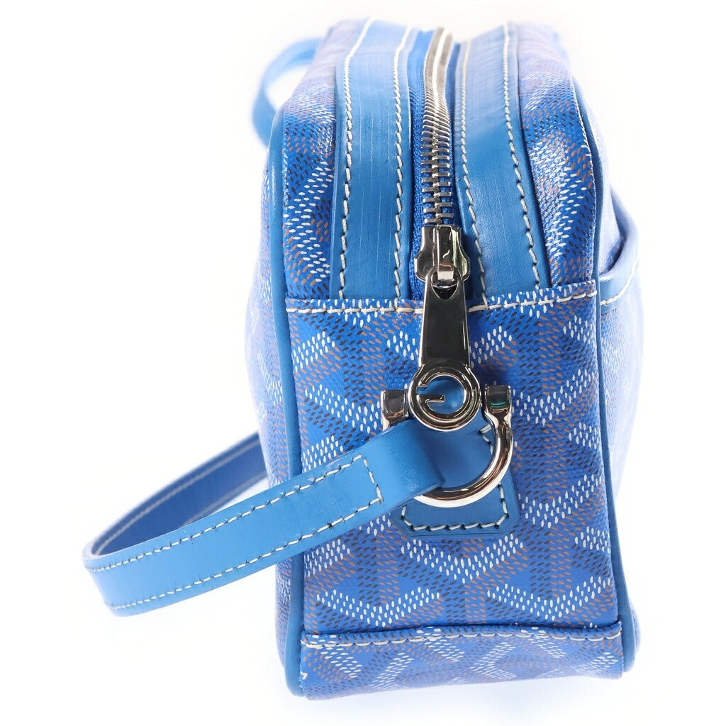 GOYARD(ゴヤール) カップヴェールPM クロスボディバッグ ショルダーバッグ ブルー PVC×レザー CAPVE2PMLTY AAS120201