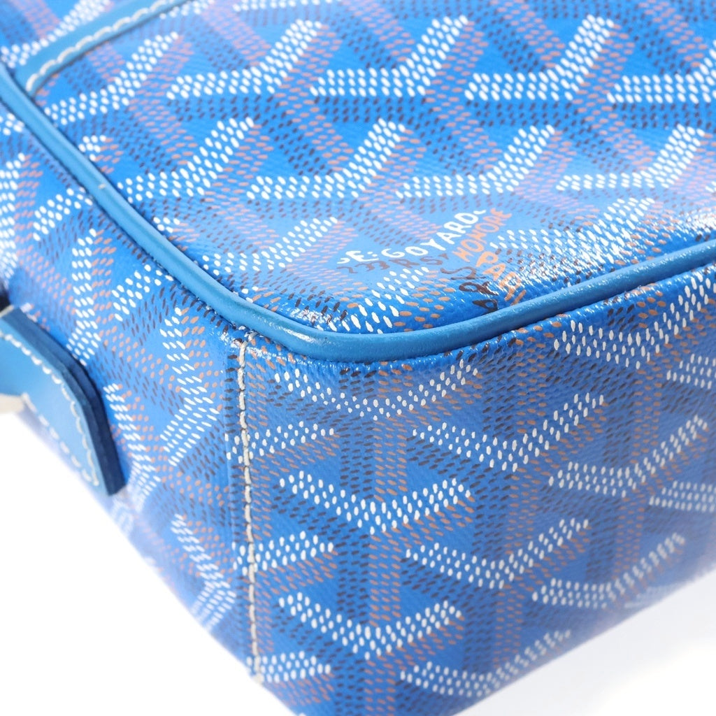 GOYARD(ゴヤール) カップヴェールPM クロスボディバッグ ショルダーバッグ ブルー PVC×レザー CAPVE2PMLTY AAS120201