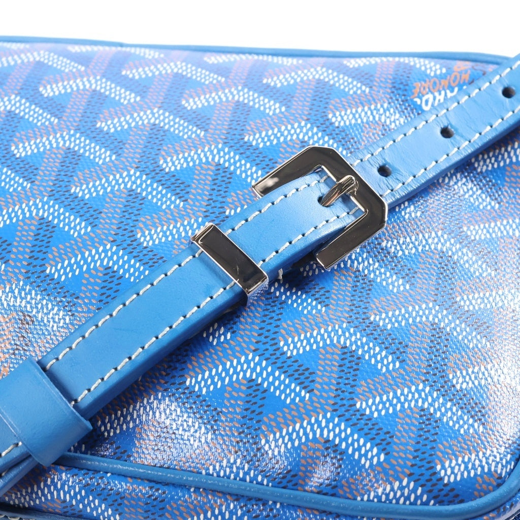 GOYARD(ゴヤール) カップヴェールPM クロスボディバッグ ショルダーバッグ ブルー PVC×レザー CAPVE2PMLTY AAS120201