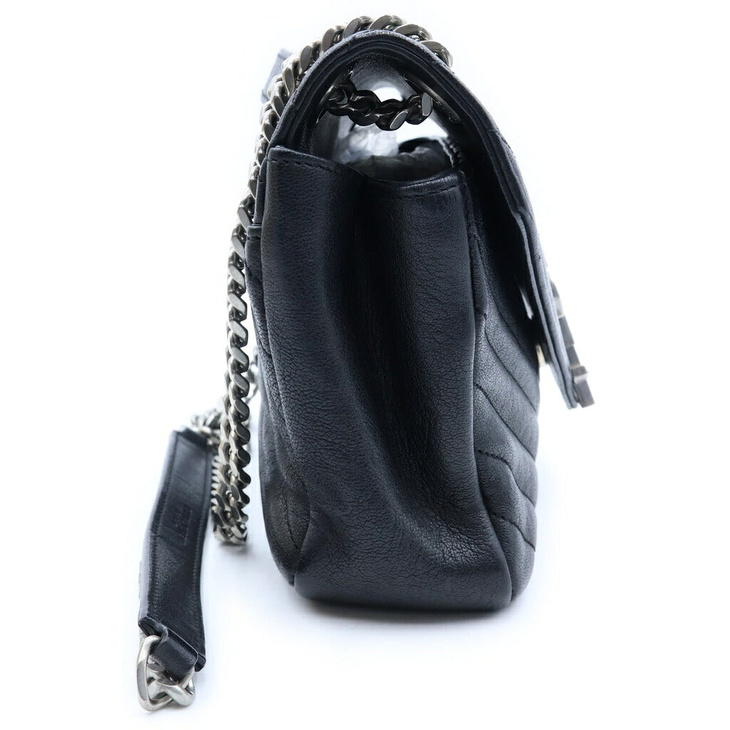 SAINT LAURENT PARIS(サンローランパリ) カレッジ2WAY ショルダーバッグ ハンドバッグ ブラック レザー 403118