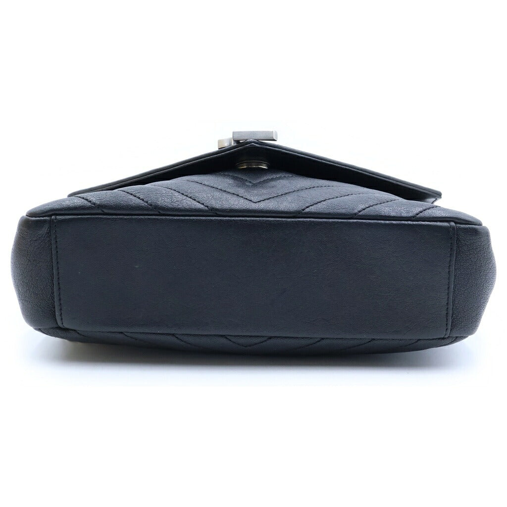 SAINT LAURENT PARIS(サンローランパリ) カレッジ2WAY ショルダーバッグ ハンドバッグ ブラック レザー 403118