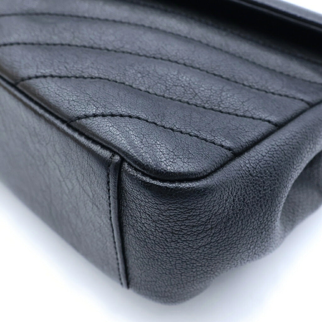SAINT LAURENT PARIS(サンローランパリ) カレッジ2WAY ショルダーバッグ ハンドバッグ ブラック レザー 403118