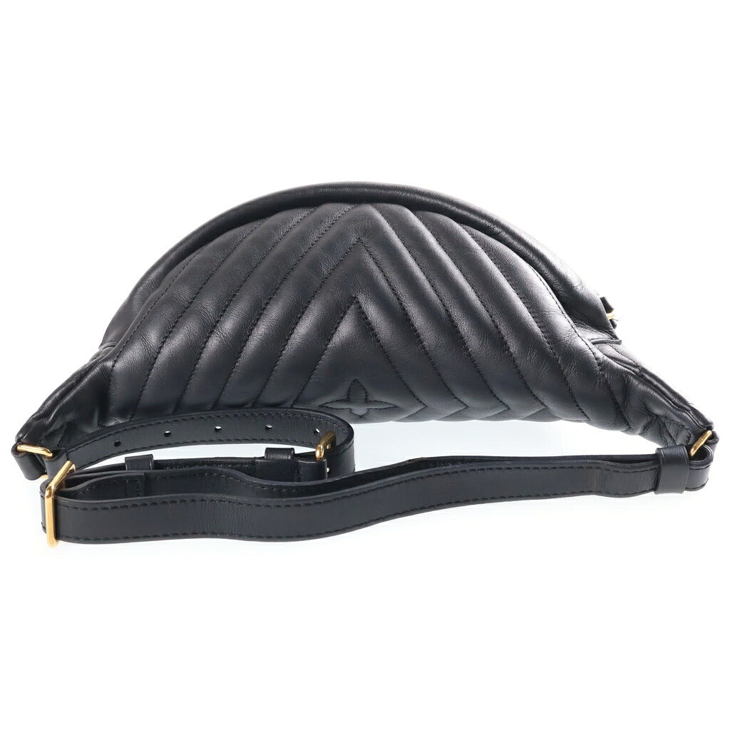 LOUIS VUITTON(ルイヴィトン) ニューウェーブ バムバッグ ボディバッグ ウエストバッグ レザー ブラック M53750 NFC