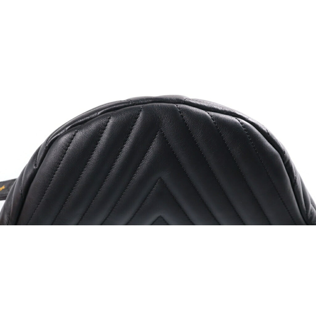 LOUIS VUITTON(ルイヴィトン) ニューウェーブ バムバッグ ボディバッグ ウエストバッグ レザー ブラック M53750 NFC