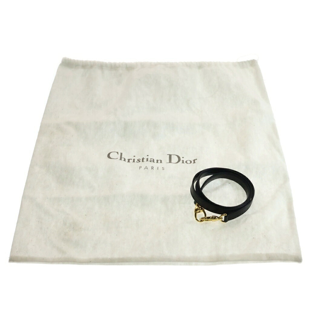 DIOR(ディオール) カナージュ レディディオール ラージ ハンドバッグ ショルダーバッグ 2WAY ブラック ラムスキン CAL44560 05-MA-0072