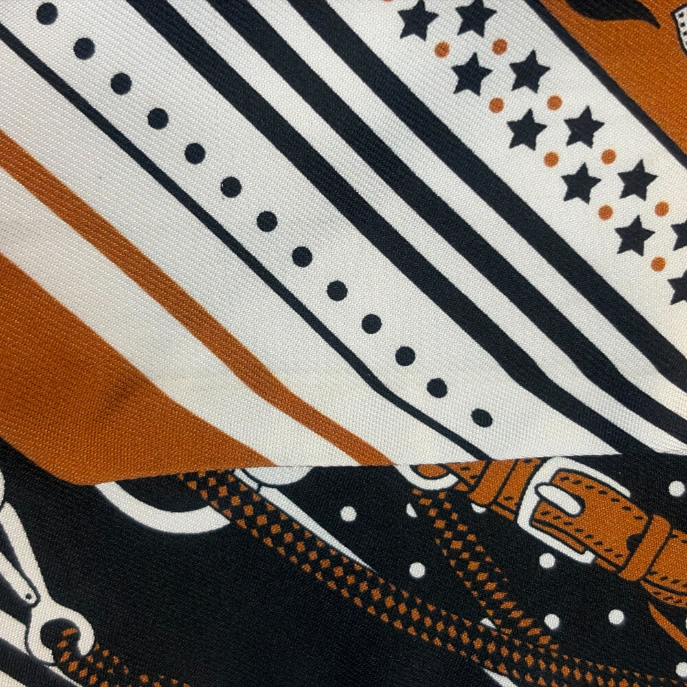 HERMES(エルメス) ツイリー アマゾンの祭典 FESTIVAL DES AMAZONES シルクスカーフ ブラウン