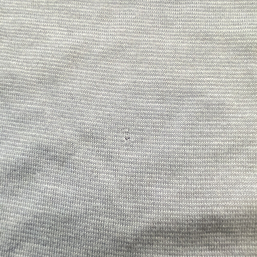 DIOR(ディオール) Bee ビー刺繍 シルク Vネック 半袖 Tシャツ カットソー グレー 263J631B0324