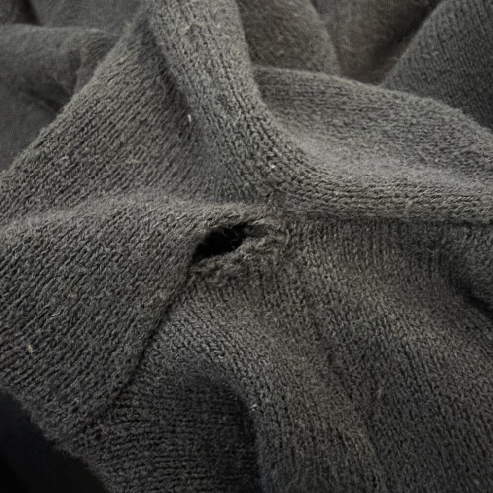 STONE ISLAND(ストーンアイランド) 23SS ハイゲージコットンソリッドクルーネックニット BLACK ブラック 1015532B9