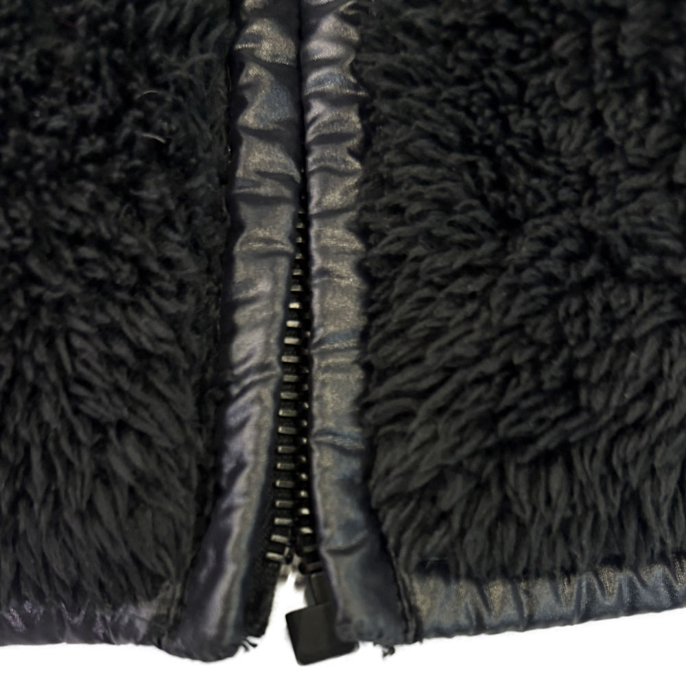 MONCLER(モンクレール) ×FRAGMENT HIROSHI FUJIWA フラグメント ボアフリース パーカー ブラック H209U8G00005 899MC