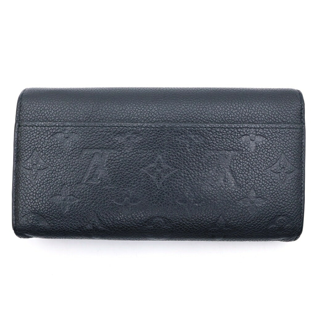 LOUIS VUITTON(ルイヴィトン) モノグラム アンプラント ポルトフォイユ サラ レザーロングウォレット 長財布 ブラック CA0281 M61182